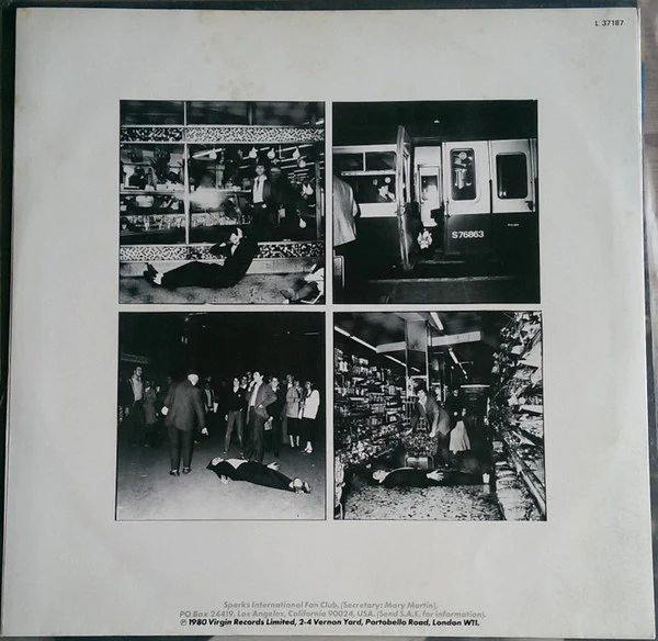 Sparks – Terminal Jive (VG+/VG+) – LP, AU 1980 - Image 3