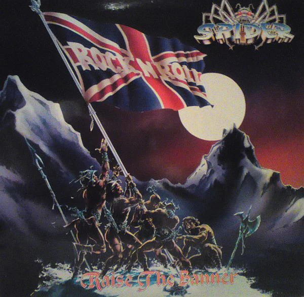 Spider – Raise The Banner (VG+/E) – LP, UK 1986