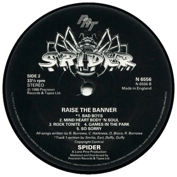 Spider – Raise The Banner (VG+/E) – LP, UK 1986 - Image 4
