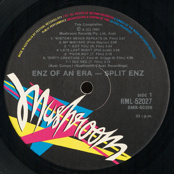 Split Enz – Enz Of An Era (VG/VG) – LP, AU 1982 - Image 3
