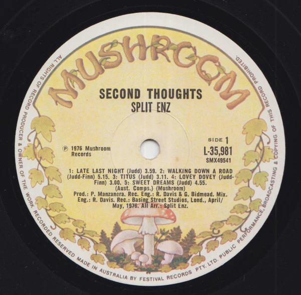 Split Enz – Second Thoughts (VG/VG) – LP, AU 1976 - Image 3