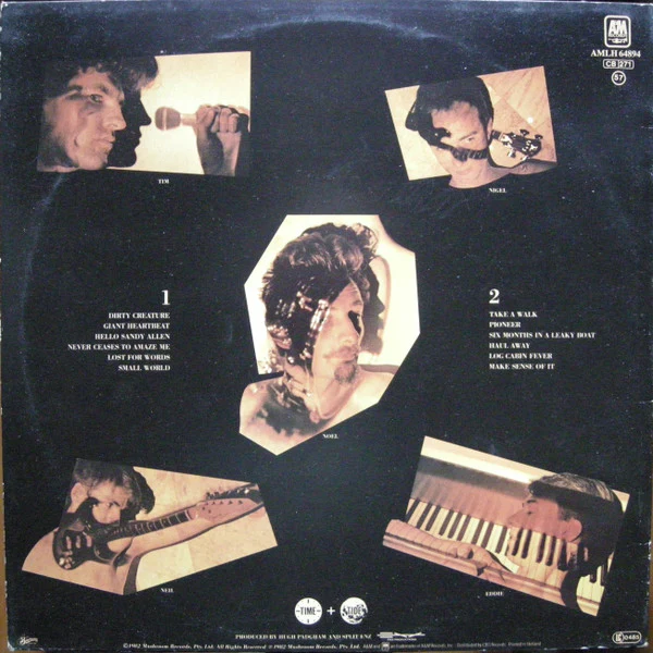 Split Enz – Time And Tide (VG/VG+) – LP, EU 1982 - Image 2