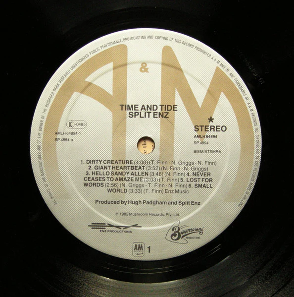 Split Enz – Time And Tide (VG/VG+) – LP, EU 1982 - Image 5