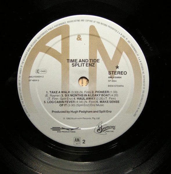 Split Enz – Time And Tide (VG/VG+) – LP, EU 1982 - Image 6