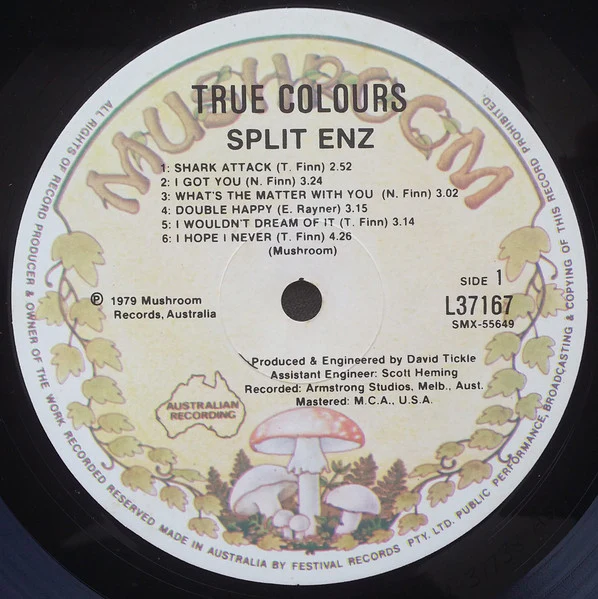 Split Enz – True Colours (VG+/VG+) – LP, AU 1980 - Image 3