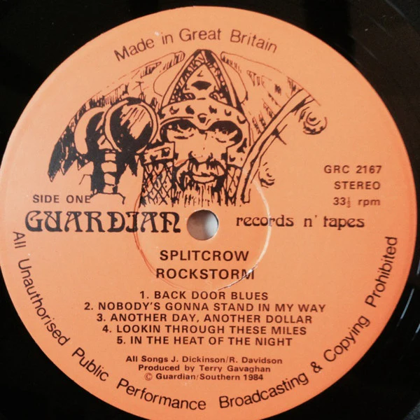 Splitcrow – Rockstorm (VG+/VG+) – LP, UK 1984 - Image 4