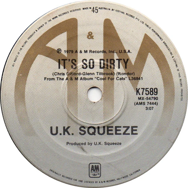 Squeeze – Up The Junction (VG+/Generic) – 7", AU 1979 - Image 2