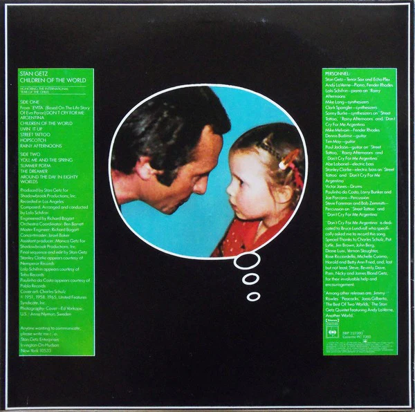 Stan Getz – Children Of The World (VG/VG+) – LP, AU 1979 - Image 2