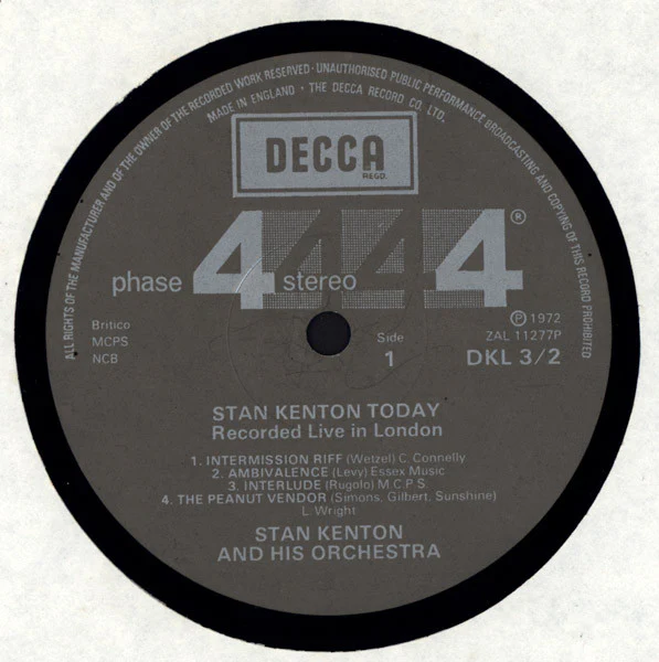 Stan Kenton – Stan Kenton Today (VG+/VG+) – 2xLP, UK 1972 - Image 4