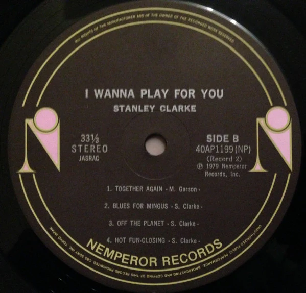 Stanley Clarke – I Wanna Play For You (E/VG+) – 2xLP, JP 1979, With OBI - Image 7
