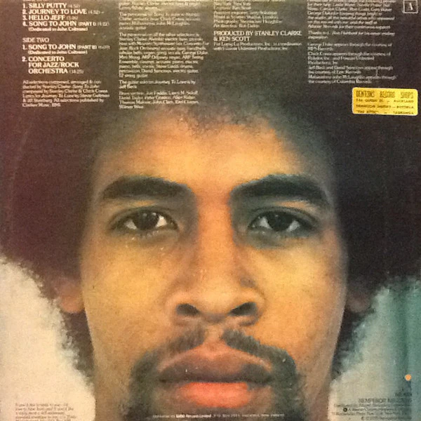 Stanley Clarke – Journey To Love (VG+/VG) – LP, NZ 1975 - Image 2