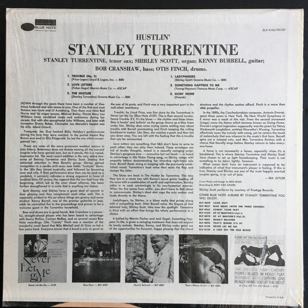 Stanley Turrentine – Hustlin' (VG+/VG+) – LP, US 1975 - Image 2