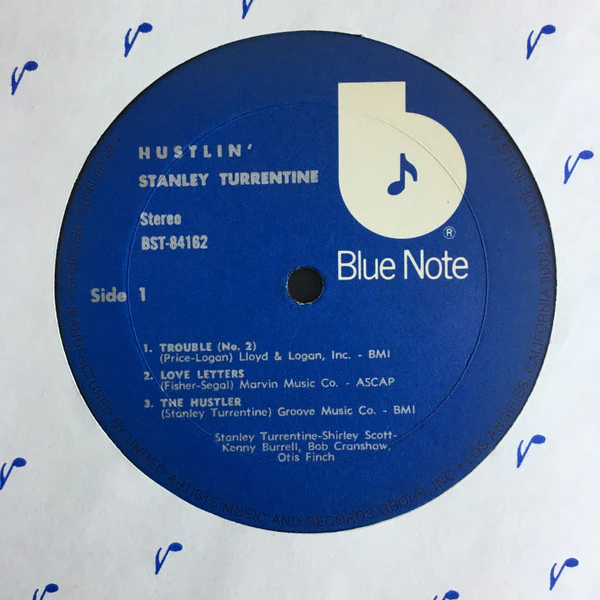 Stanley Turrentine – Hustlin' (VG+/VG+) – LP, US 1975 - Image 3