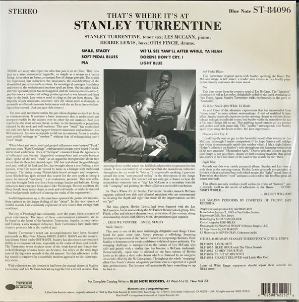 Stanley Turrentine – That's Where It's At (E/E) – LP, Worldwide 2020 - Image 4