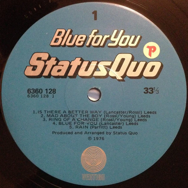 Status Quo – Blue For You (VG+/VG) – LP, AU 1976 - Image 4