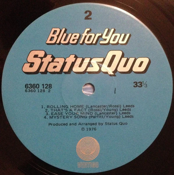 Status Quo – Blue For You (VG+/VG) – LP, AU 1976 - Image 5