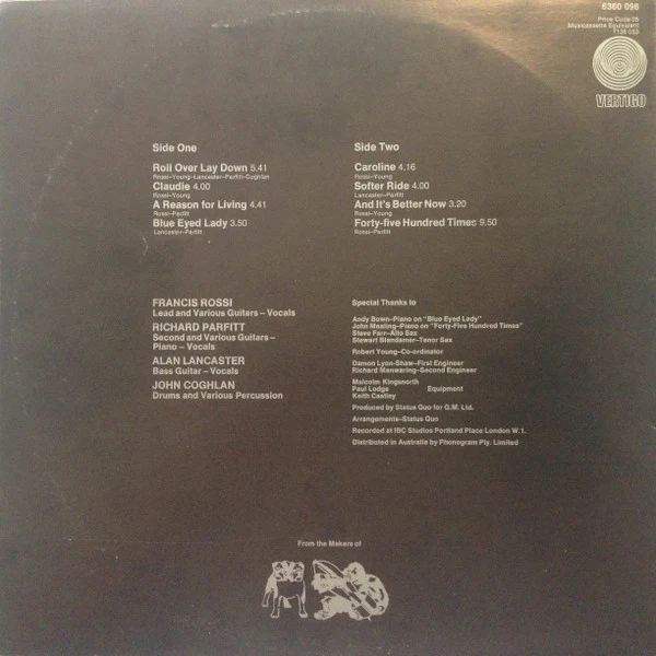 Status Quo – Hello! (VG/VG) – LP, AU 1973 - Image 2