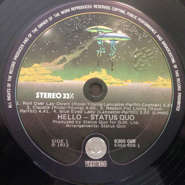 Status Quo – Hello! (VG/VG) – LP, AU 1973 - Image 3