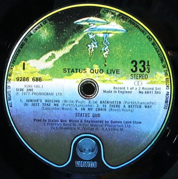 Status Quo – Live (VG+/VG) – 2xLP, UK 1977 - Image 6