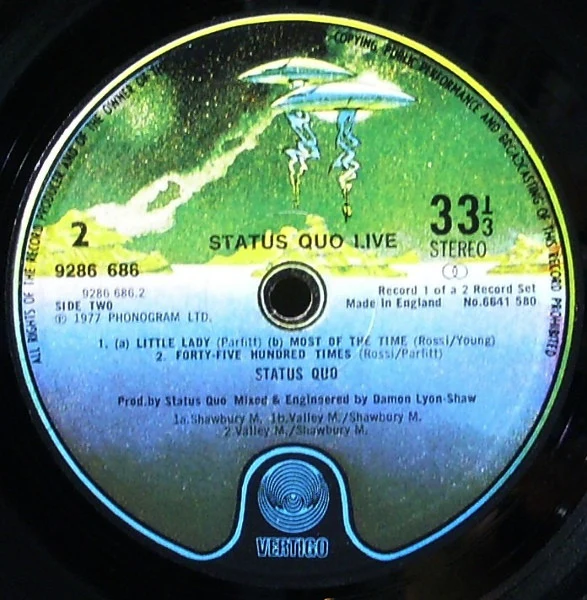 Status Quo – Live (VG+/VG) – 2xLP, UK 1977 - Image 7