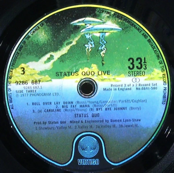 Status Quo – Live (VG+/VG) – 2xLP, UK 1977 - Image 8