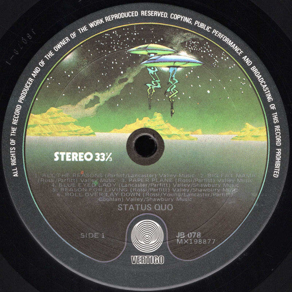 Status Quo – No Thought For Tomorrow (VG+/VG+) – LP, AU 1980 - Image 3