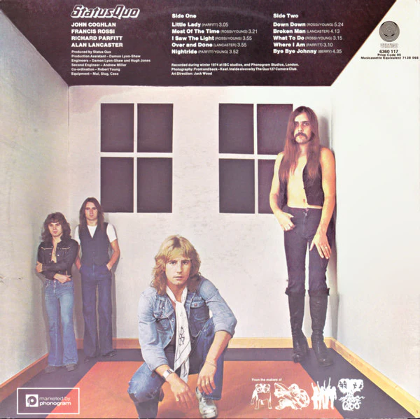 Status Quo – On The Level (VG+/VG+) – LP, AU 1975 - Image 2