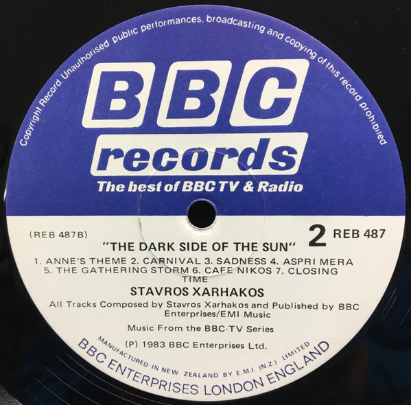 Stavros Xarhakos Orchestra – The Dark Side Of The Sun (VG+/VG+) – LP, NZ 1983 - Image 4