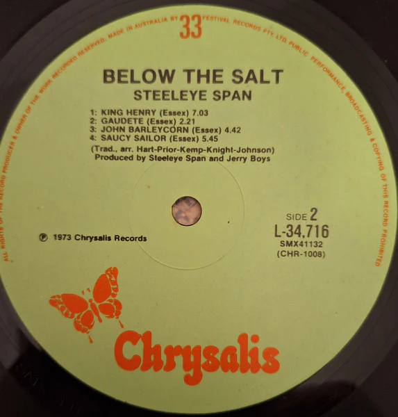 Steeleye Span – Below The Salt (VG/VG) – LP, AU 1973 - Image 5