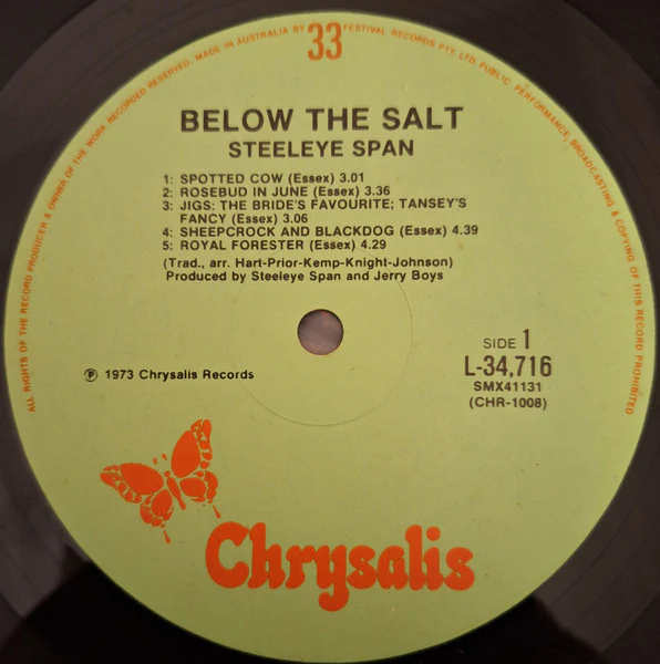 Steeleye Span – Below The Salt (VG/VG) – LP, AU 1973 - Image 6