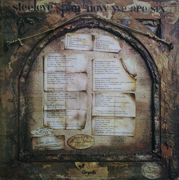 Steeleye Span – Now We Are Six (VG+/VG+) – LP, AU 1974 - Image 2