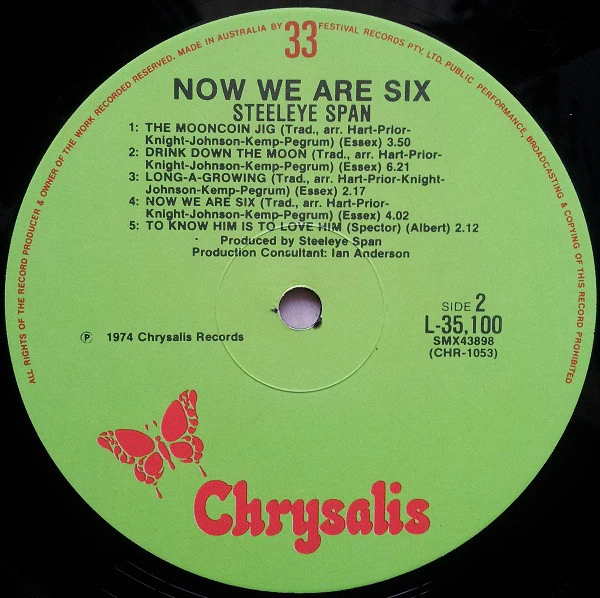 Steeleye Span – Now We Are Six (VG+/VG+) – LP, AU 1974 - Image 4