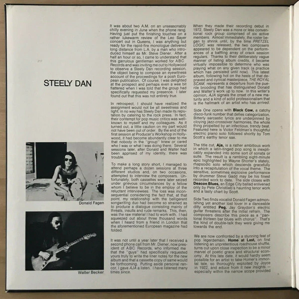 Steely Dan – Aja (VG+/VG+) – LP, JP 1977, With OBI - Image 4