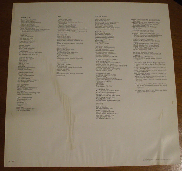 Steely Dan – Aja (VG/VG+) – LP, US - Image 5