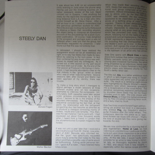 Steely Dan – Aja (VG+/VG+) – LP, JP 1980, No OBI - Image 6