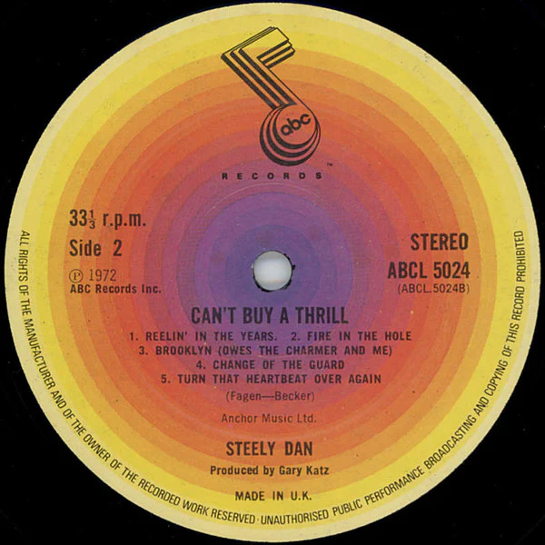 Steely Dan – Can't Buy A Thrill (VG/VG+) – LP, UK 1978 - Image 4