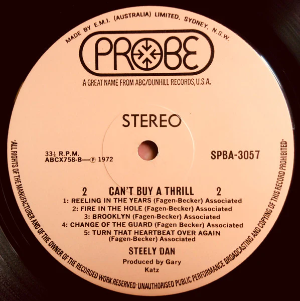 Steely Dan – Can't Buy A Thrill (VG/VG) – LP, AU 1972 - Image 4