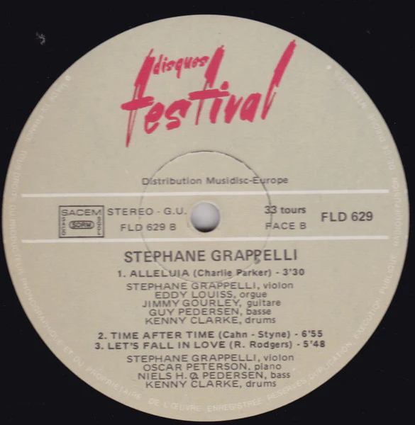 Stéphane Grappelli – Les Valseuses (VG+/VG+) – LP, FR 1974 - Image 4