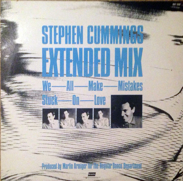 Stephen Cummings – We All Make Mistakes / Stuck On Love (VG+/VG+) – 12", AU 1983 - Image 2
