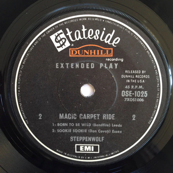 Steppenwolf – Magic Carpet Ride (VG/VG) – 7", AU - Image 4