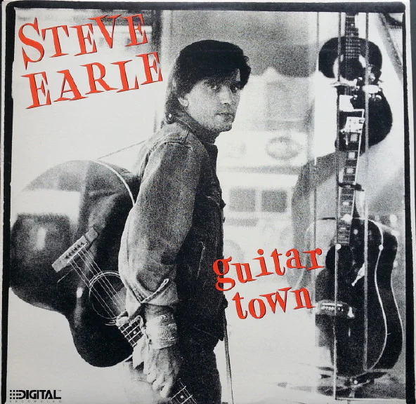 Steve Earle – Guitar Town (VG+/VG) – LP, AU 1986