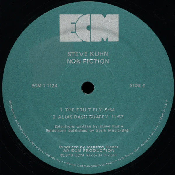 Steve Kuhn – Non-Fiction (VG+/VG+) – LP, US 1978 - Image 4