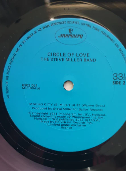 Steve Miller Band – Circle Of Love (E/VG+) – LP, AU 1981 - Image 7