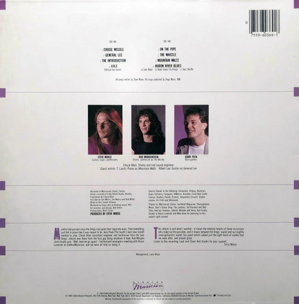 Steve Morse Band – The Introduction (VG+/VG+) – LP, US 1984 - Image 2