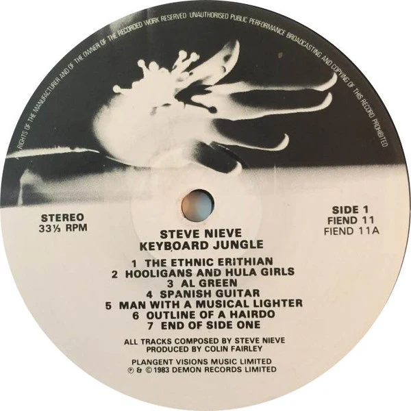 Steve Nieve – Keyboard Jungle (VG+/VG+) – LP, UK 1983 - Image 2