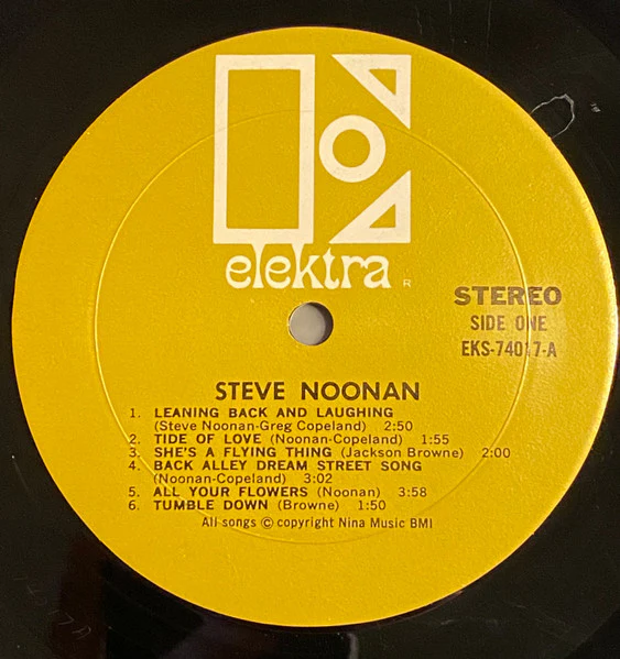 Steve Noonan – Steve Noonan (VG/VG) – LP, US 1968 - Image 2