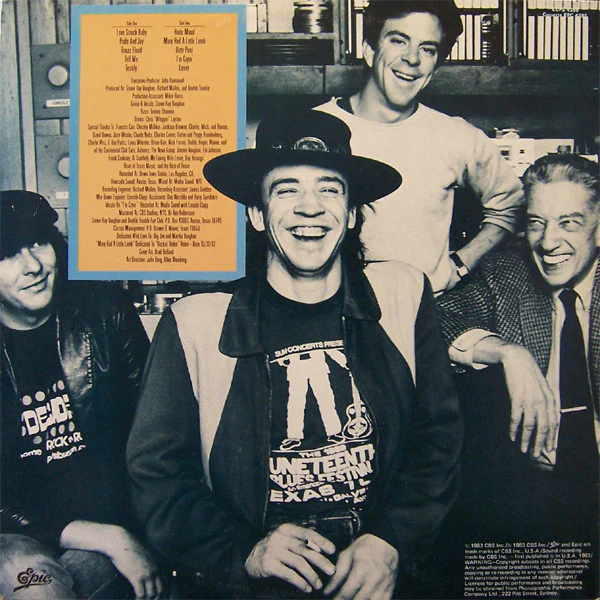 Stevie Ray Vaughan & Double Trouble – Texas Flood (VG+/VG+) – LP, AU 1983 - Image 2