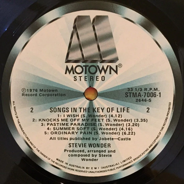Stevie Wonder – Songs In The Key Of Life (VG+/VG) – 2xLP, AU 1976 - Image 6