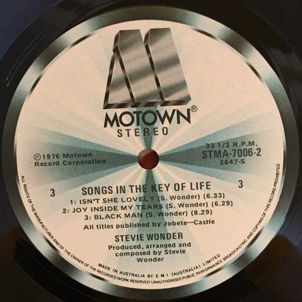 Stevie Wonder – Songs In The Key Of Life (VG/VG) – 2xLP, AU 1976 - Image 7