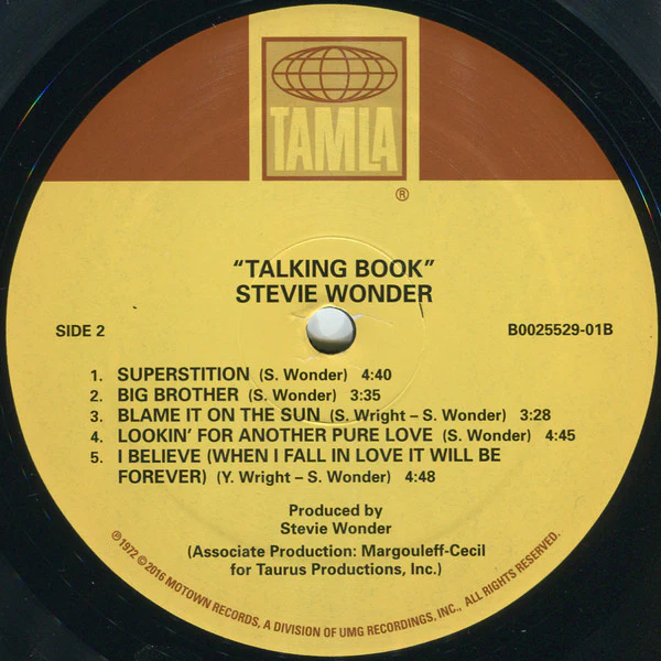 Stevie Wonder – Talking Book (M/M) – LP, US 2016 - Image 4